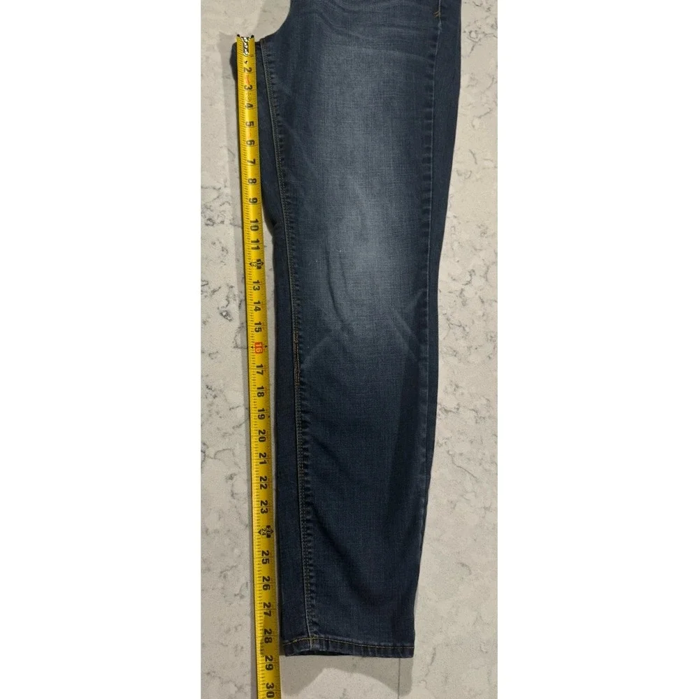 Mudd FLX Stretch Jeans Womens 17 Blue Dark Wash Skinny Fit JM83D022R2B Denim